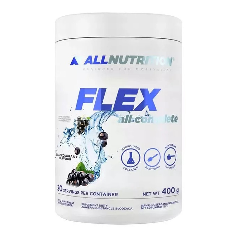 Allnutrition Flex All Complete Hydrolyzed Collagen Powder Blackcurrant 400g
