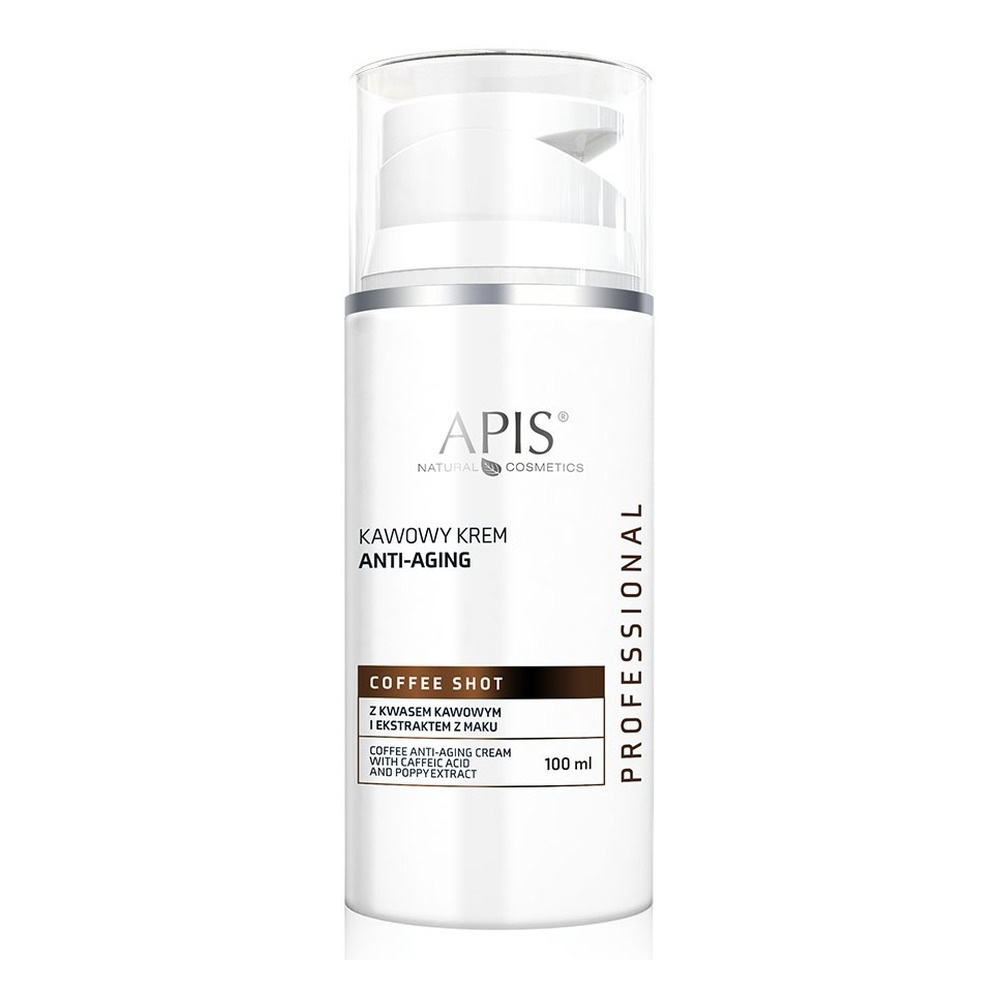 Apis Professional Coffee Shot Anti-Ageing Face Cream with Caffeic Acid and Poppy Extract 100ml