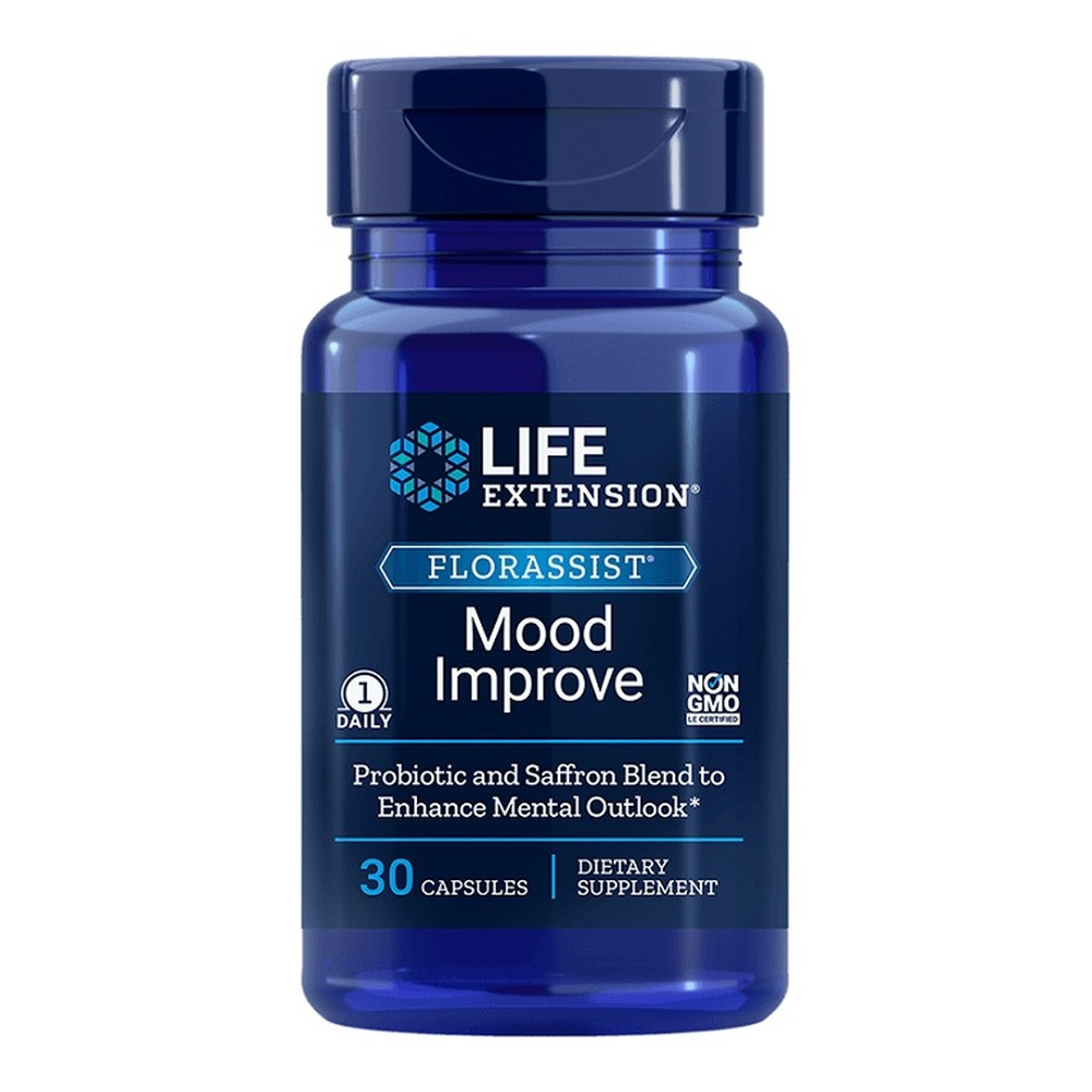 Life Extension Florassist Mood Improve for Mood Support and Relaxation 30 Capsules