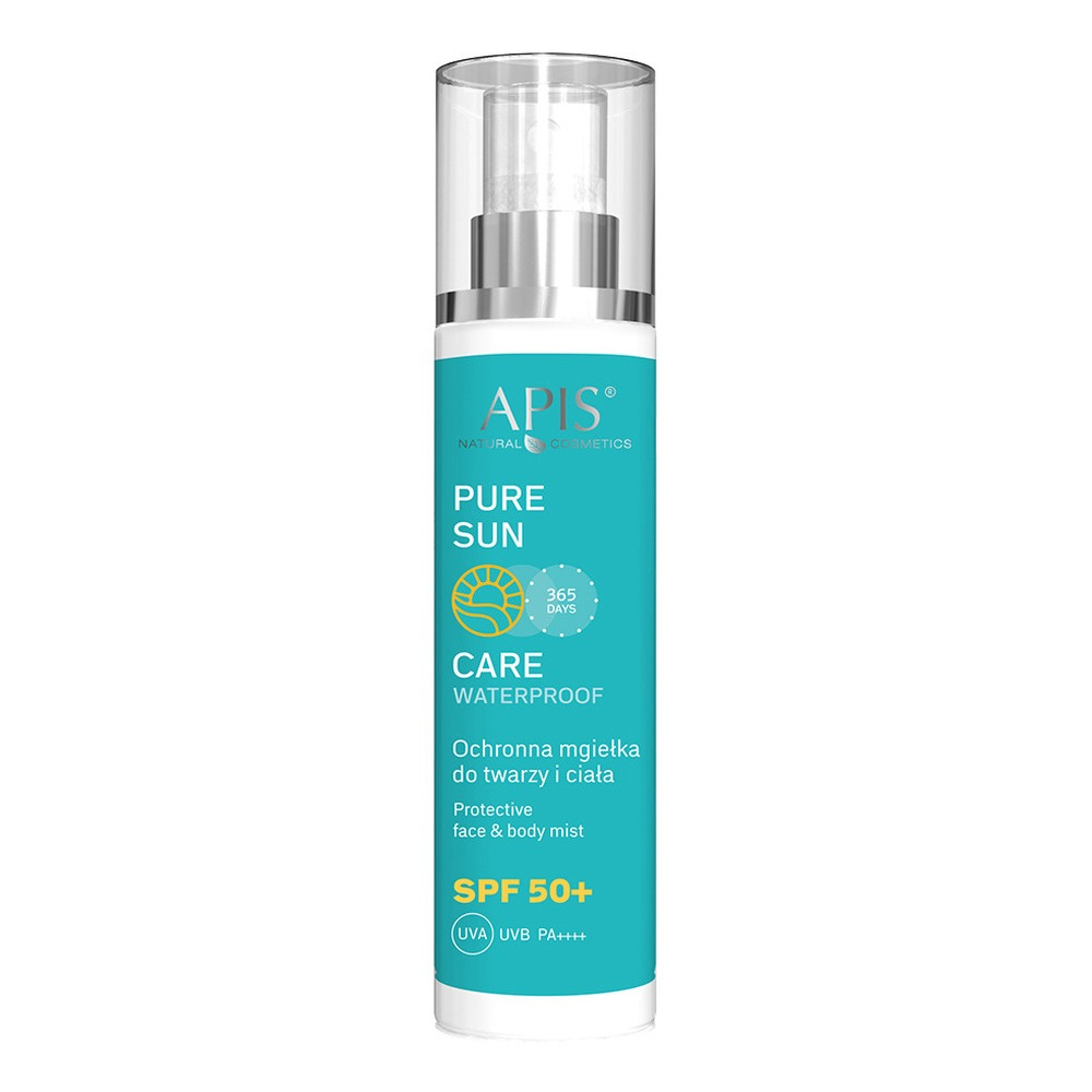 Apis Pure Sun Waterproof Protective Mist for Face and Body SPF 50 for All Skin Types 150ml