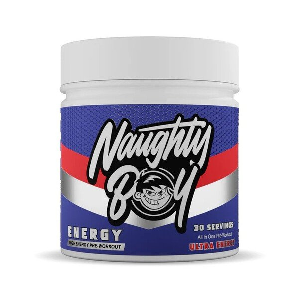 Naughty Boy Ultra Energy Pre-Workout for Energy and Focus 390g