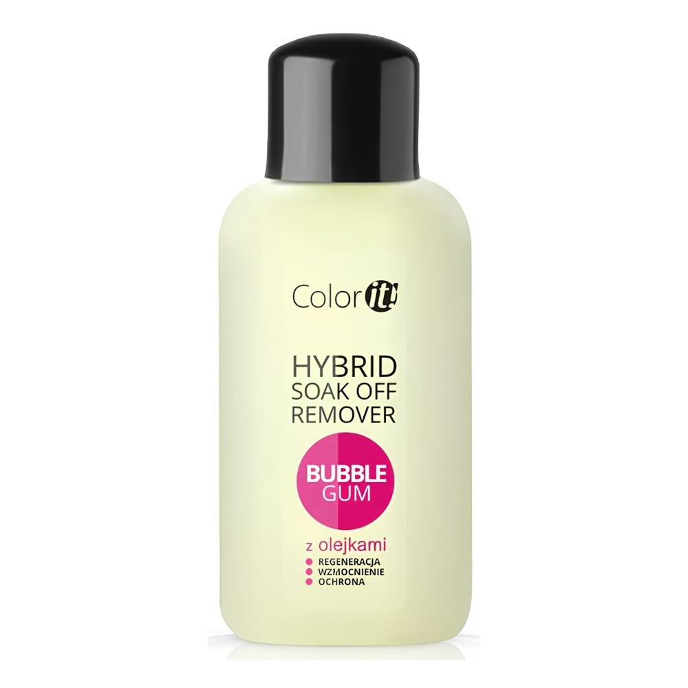 Silcare Colour It Hybrid Soak Off Remover Bubble Gum with Peach, Almond and Castor Oils 150ml