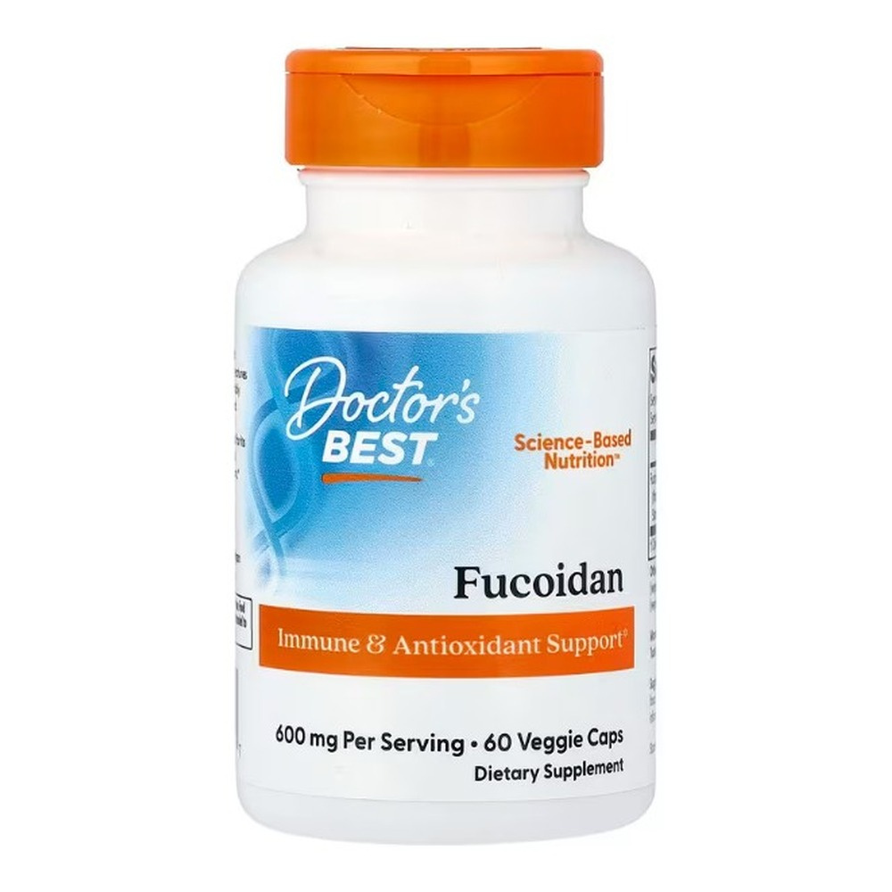 Doctor's Best Fucoidan, 600mg Capsules 60 vcaps