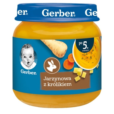 Gerber Vegetable Salad with Rabbit for Infants after 5th Month 125g