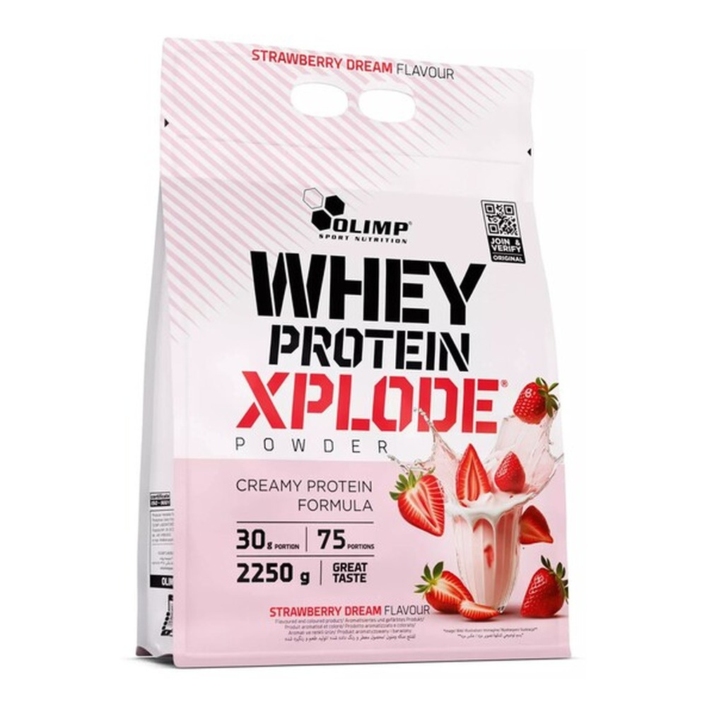 Olimp Whey Protein Xplode Strawberry Dream for Muscle Growth 2250g