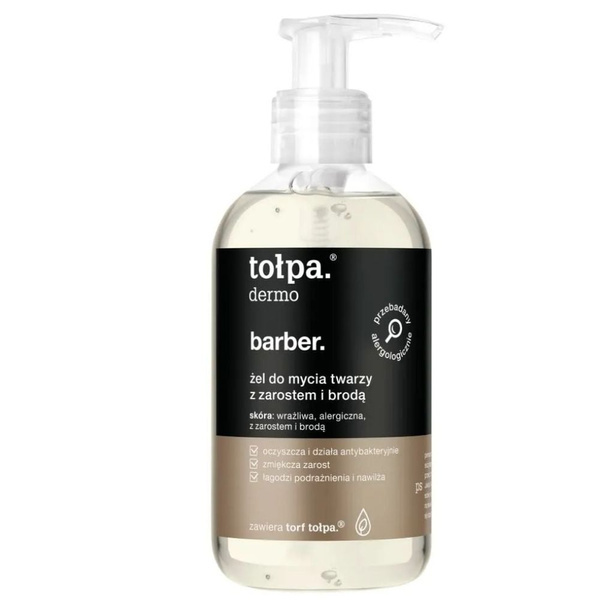 Tolpa Dermo Men Barber Beard and Facial Cleansing Gel 150ml