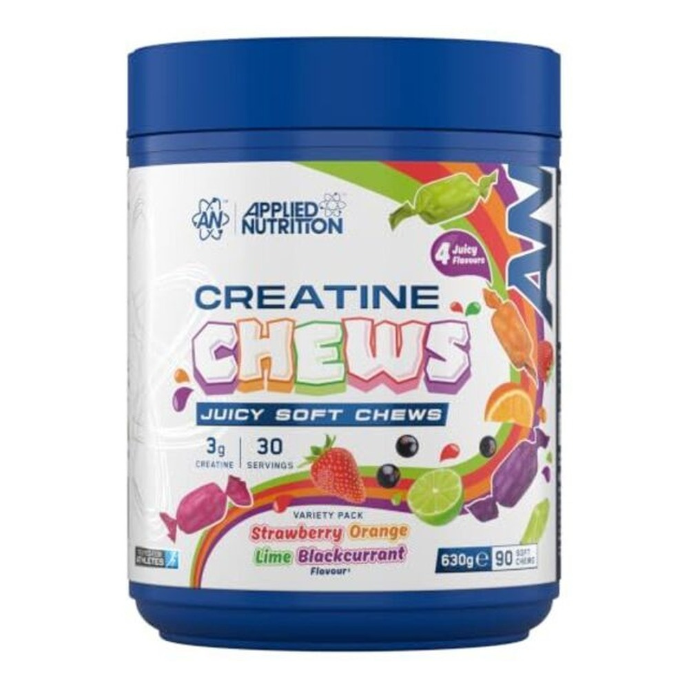 Applied Nutrition Creatine Chews Variety Pack Strawberry Orange Lime Blackcurrant 90 Chews