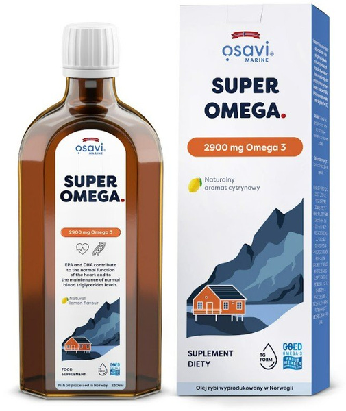 Osavi Super Omega 2900mg Omega 3 Lemon 250 ml