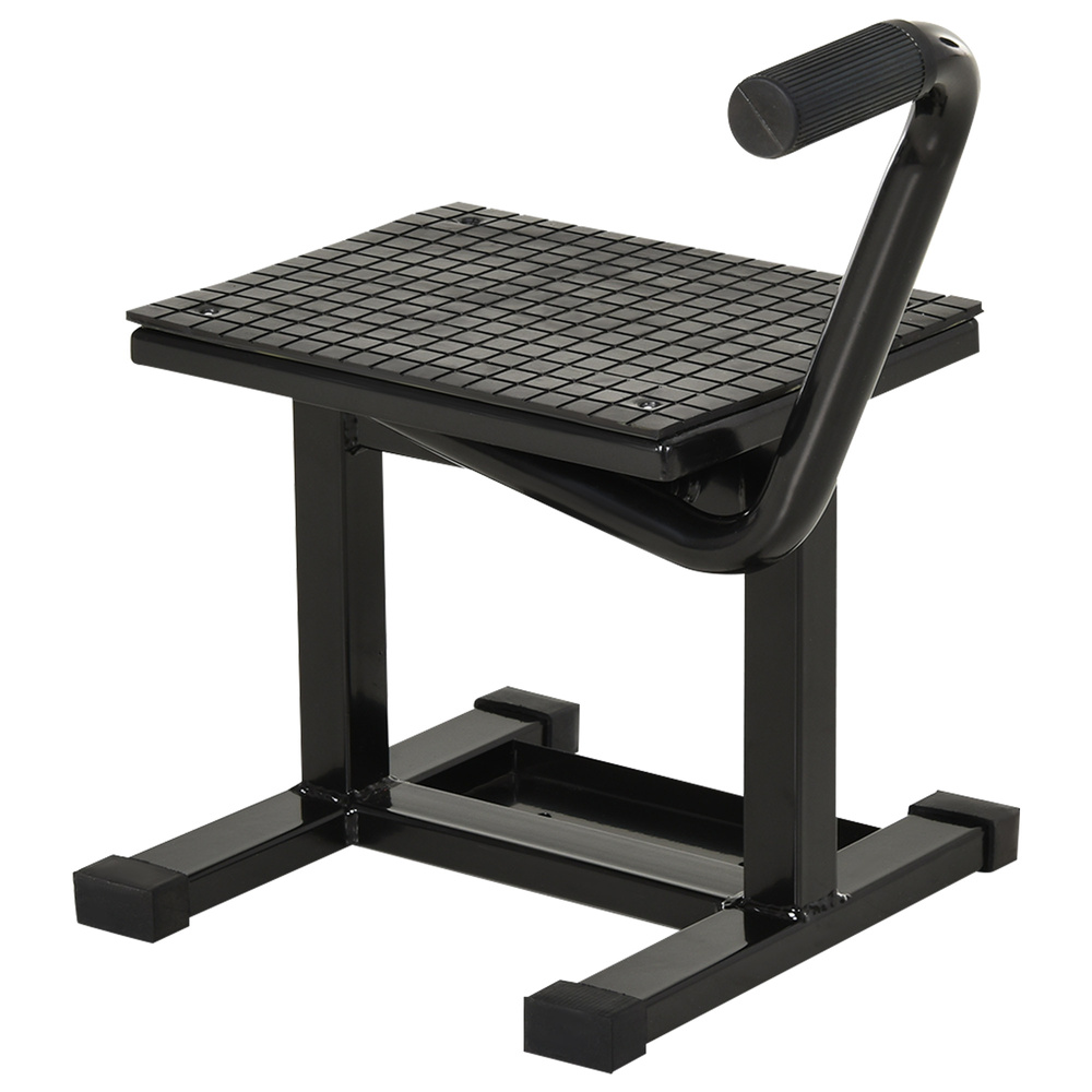 DURHAND Steel Motorbike Jack Lift, 27.5 / 39.5 H cm - Black