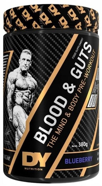 Dorian Yates Blood and Guts Pre-Workout Powder For Energy and Focus 380g