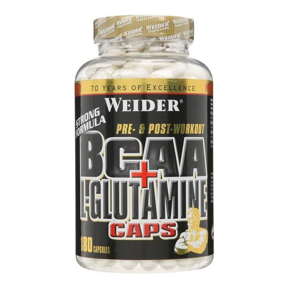 Weider BCAA + L-Glutamine Caps - 180 caps