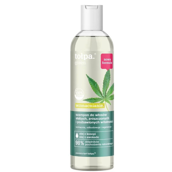 Tolpa Green Strengthening Shampoo For Weak and Damaged Hair 200ml