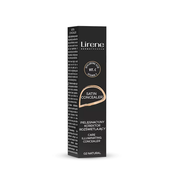 Lirene Satin Concealer Brightening & Hydrating Concealer No. 02 Natural 10ml
