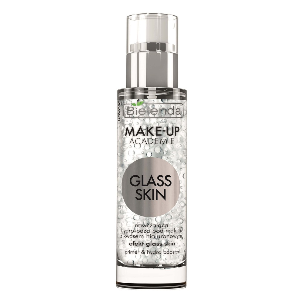 Bielenda Make Up Academie Glass Skin Moisturizing Hydro Make Up Base with Hyaluronic Acid 30g