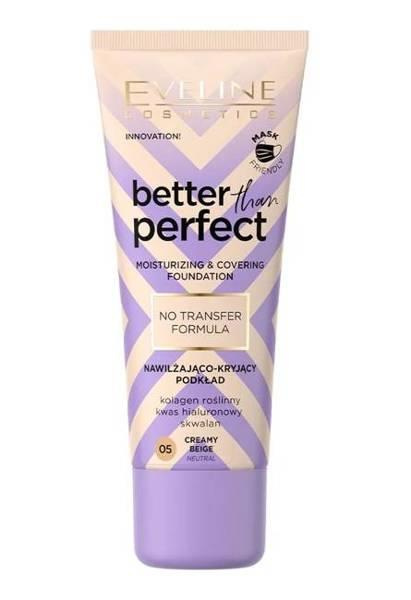 Eveline Better Than Perfect Cover Foundation No. 05 Creamy Beige Natural 30ml