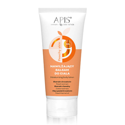 Apis Peachy Skin Moisturising Body Lotion with Peach and Cotton Extract for Dry Skin 200ml
