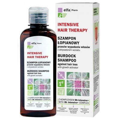 Intensive Hair Therapy Burdock Shampoo with Bh Intensive + Complex against Hair Loss with Growth Activator 200ml