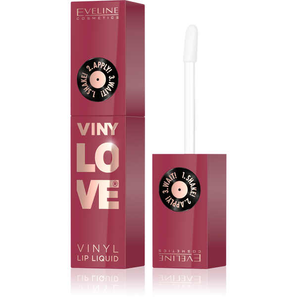 Eveline VinyLove Liquid Vinyl Lipstick with Gloss Effect No. 09 Hotty 4ml
