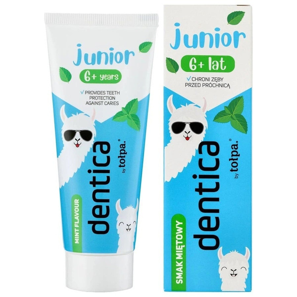Tolpa Dentica Junior Mint Toothpaste for Children 6+ Enamel Protection 50ml