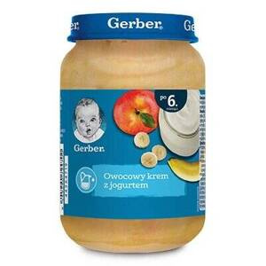 Gerber Fruit Cream with Yogurt for Babies after 6 Months of Life 190g Best Before 31.08.26