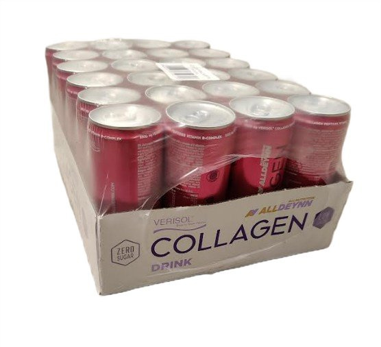 AllDeynn Collagen Drink Cherrytini Non-carbonated Collagen Drink 24x330ml