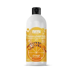 Barwa Bebi Kids Orange Shampoo and Bath Liquid 2in1 for Children from One Year Old 500ml