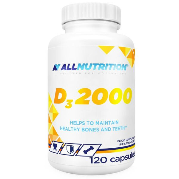AllNutrition Vit D3 2000 2000 IU 120 Capsules