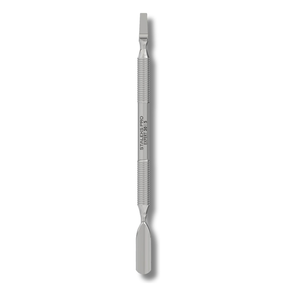 Staleks Pro Expert 30 Type 5 Manicure Pusher Rounded Wide Pusher And Straight Blade 124mm