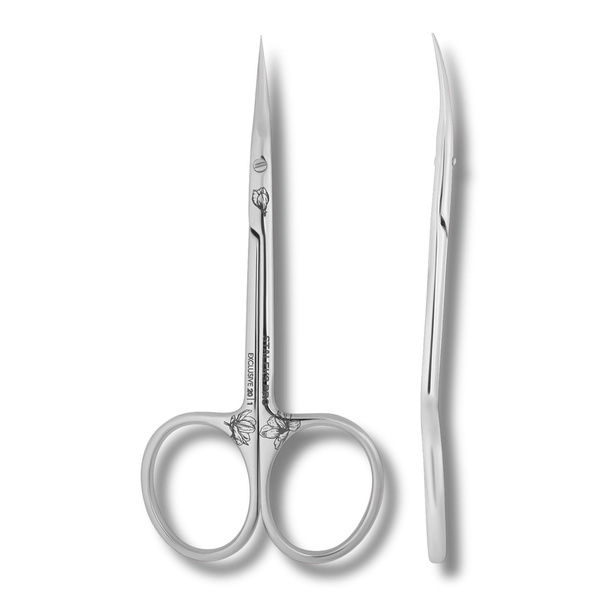 Staleks Pro Exclusive 20 Type 1 Cuticle Scissors Magnolia Engraving 102mm