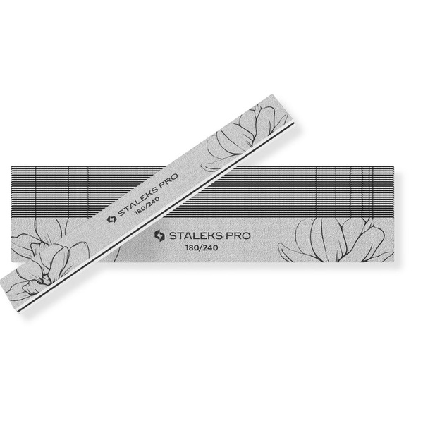 Staleks Pro Expert 20 Straight Mineral Nail Files 180/240 25pcs