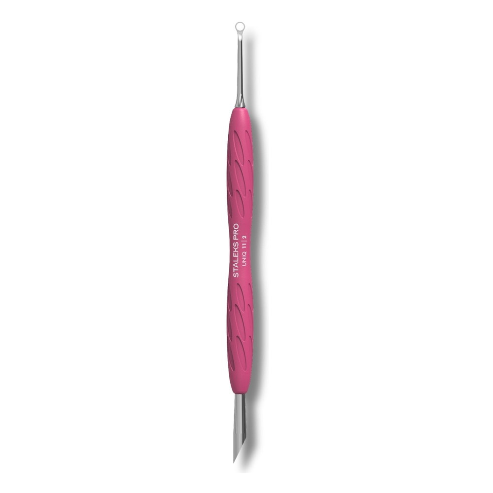 Staleks Pro Uniq Gummy  11 Type 2 Manicure Pedicure Pusher Beveled And Ring Ends 1pc
