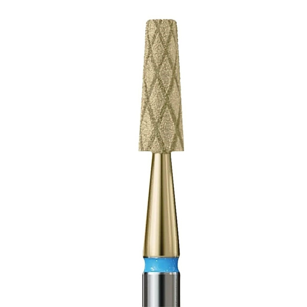 IQ Nails Cool Gold Line Diamond Bi-Directional Drill Bit Cone 3.1mm
