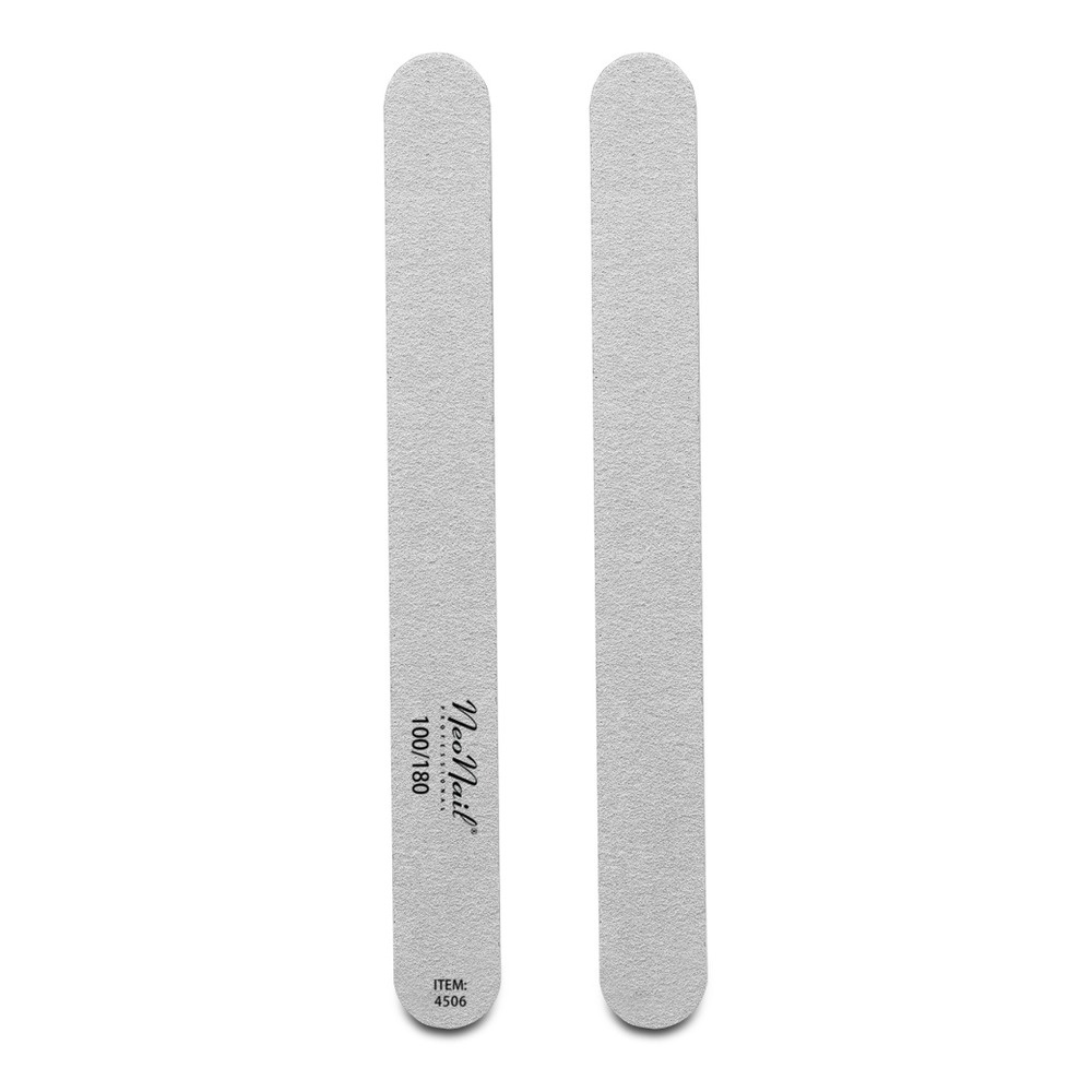 NeoNail File Gray Straight 100/180 1 Piece