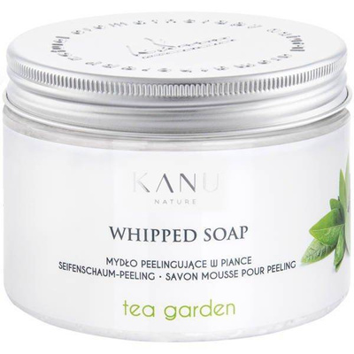 Kanu Nature Whipped Soap Delicate Nourishing Peeling Soap Tea Garden Foam 180g