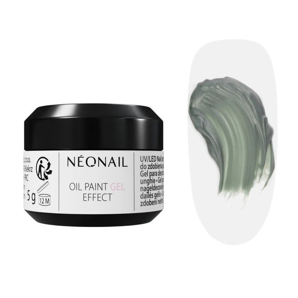 NeoNail Oil Paint Gel Effect 3D Art Gel Dark Green 5g