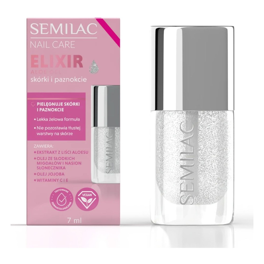 Semilac Aloe Gel Elixir Gel For Cuticles And Nails 7ml