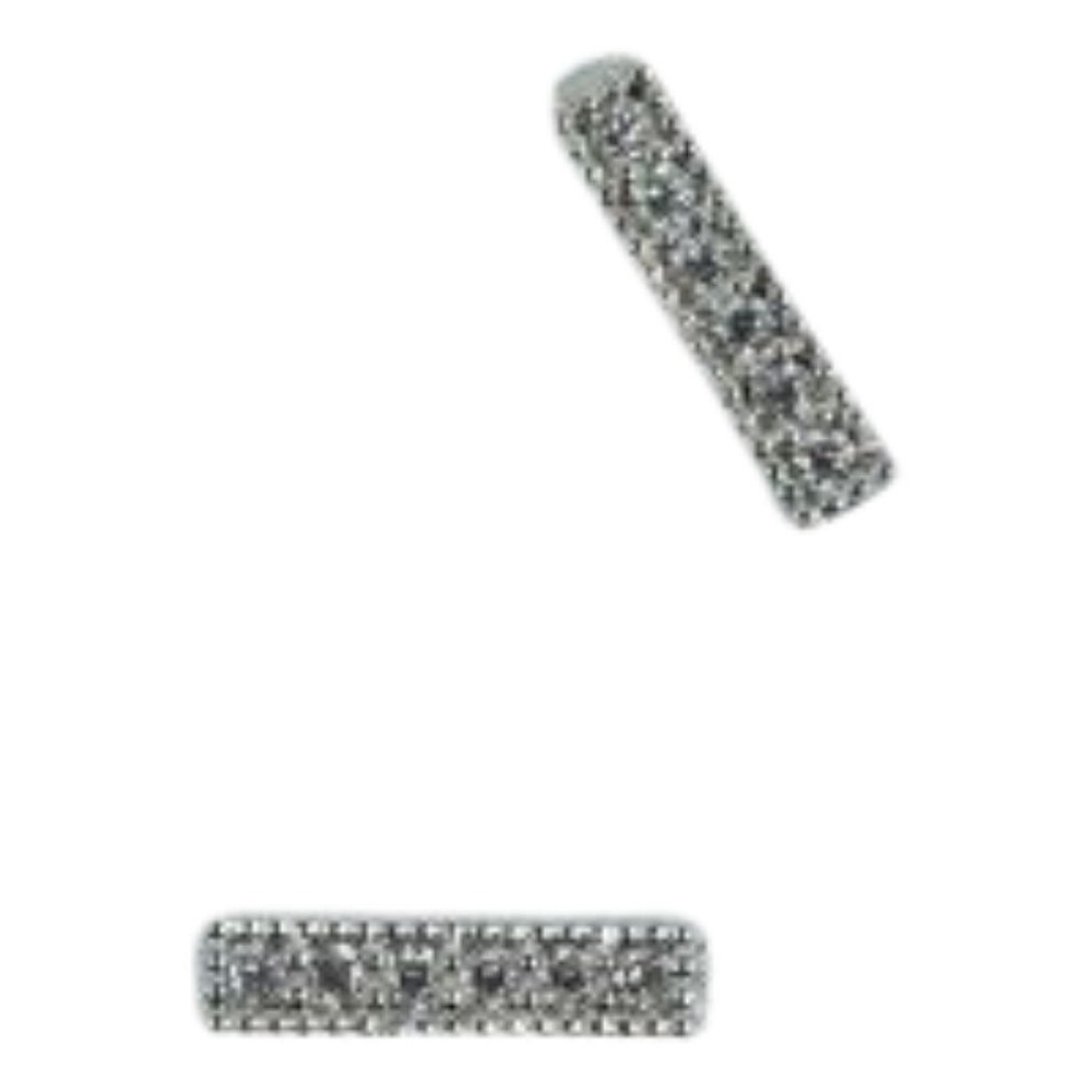 Semilac Silver Nail Decoration Straps 2pcs
