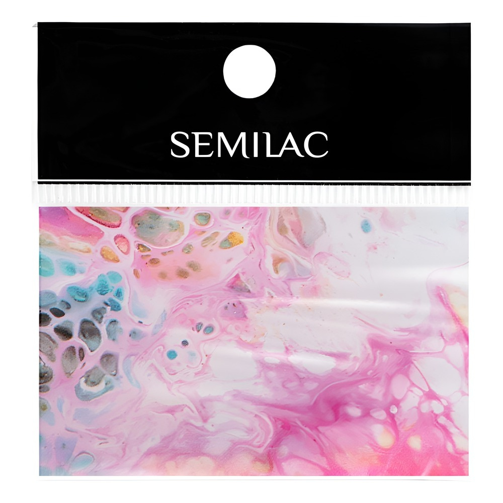 Semilac Nail Transfer Foil Rainbow Marble 08