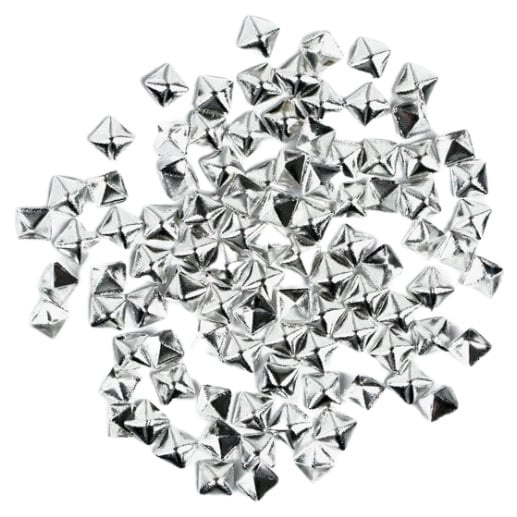 Semilac 773 Nail Decoration Silver Big Squares 100pcs