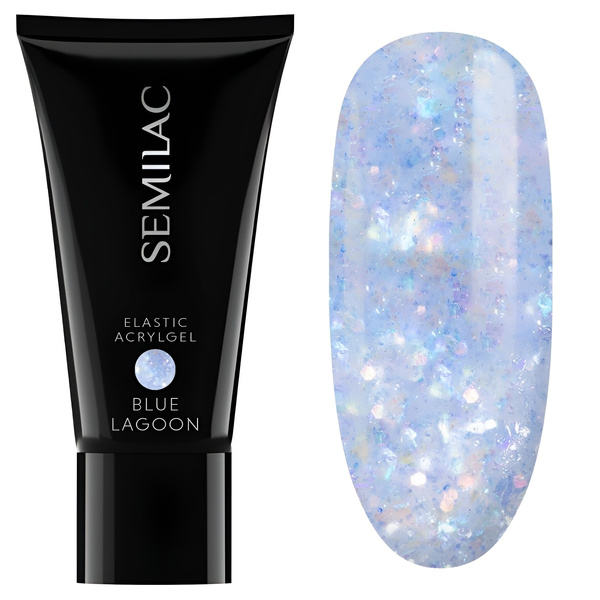 Semilac Elastic Acrylgel - Blue Lagoon 30g