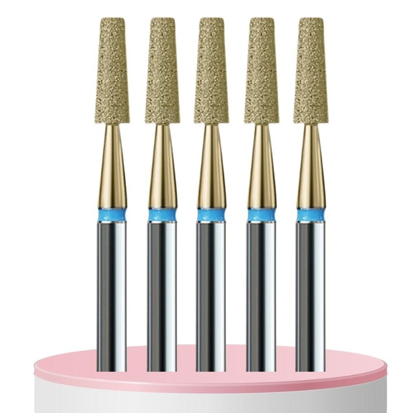 IQ Nails Professional Diamond Drill Bits Cut Cone ZRN 2.5mm 5 pcs
