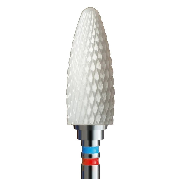 IQ Nails Ceramic Nail Drill Bit Extra Fine Cone 6mm Z274XF