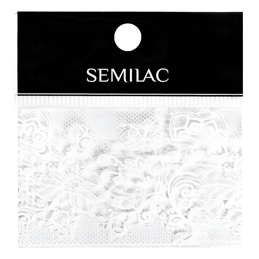 Semilac Nail Transfer Foil White Lace 22