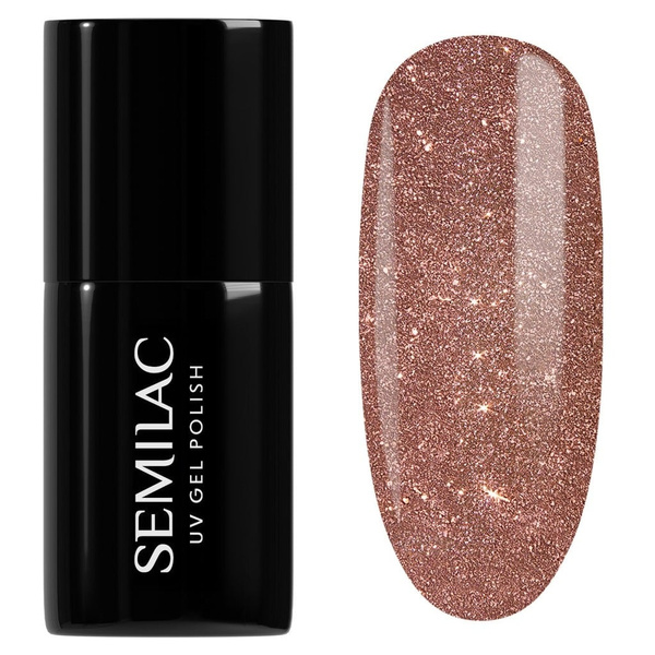 Semilac Magnetic Glow Cat Eye UV/LED Soak Off Hybrid Gel Polish - 333 Shine Brown 7ml