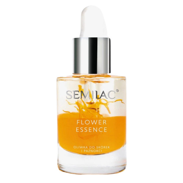 Semilac Care Flower Essence Nail And Cuticle Oil Orange Strength 10ml