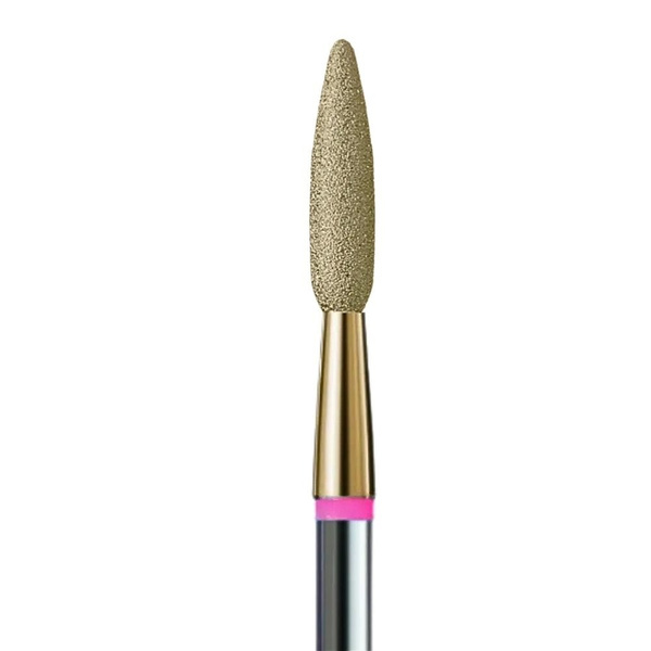 IQ Nails Diamond Nail Drill Bit Flame Shape Dual Grid 2.3mm