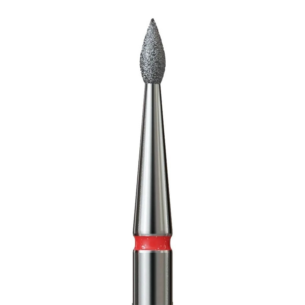 IQ Nails Diamond Nail Drill Bit Flame Shape Fine 1.4mm V104.243.514.014