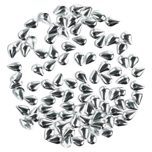 Semilac Nail Decoration Silver Big Tears 100pcs