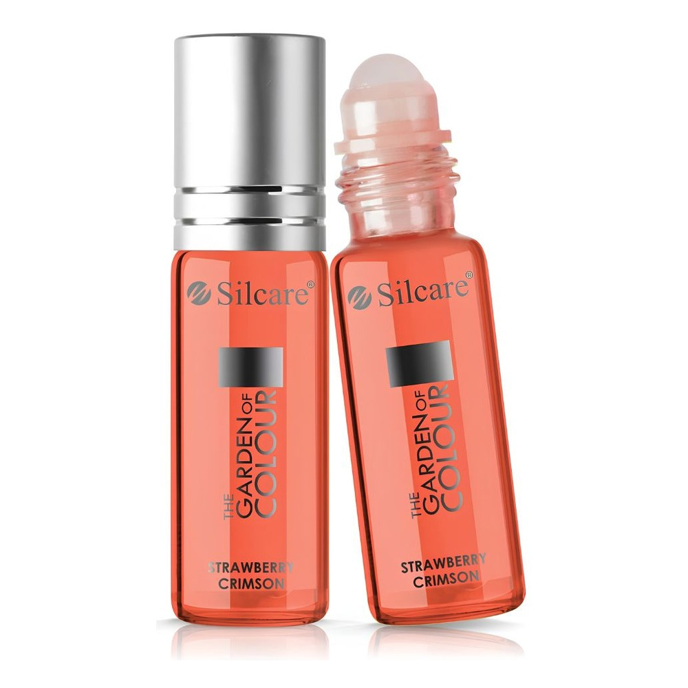 Silcare Garden of Colour Strawberry Crimson Roll-On Nail & Cuticle Oil 11ml