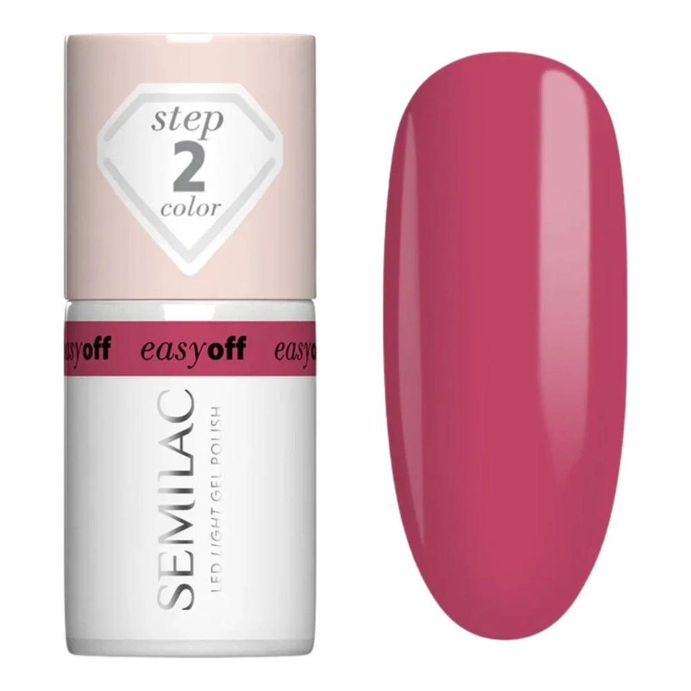 Semilac Easy Off Hybrid Gel Polish 017 Pink Coral 7ml